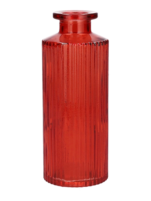 DF02-666112100 - Bottle Caro16 d3.5/5.2xh13.2 cherry red transparent