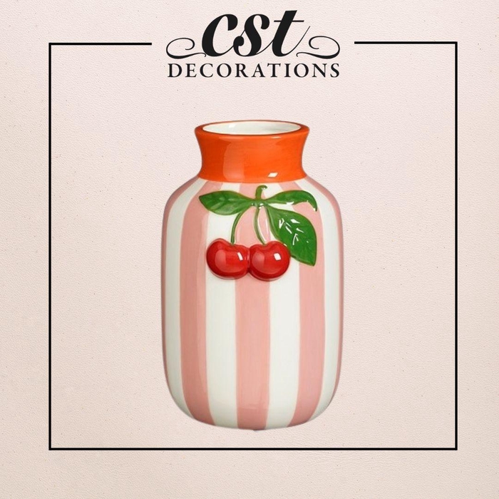 Ceramics Cherry vase 12*11*18cm