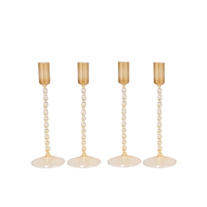 Jules Natural Brown Candle Holder Ass 9x20cm