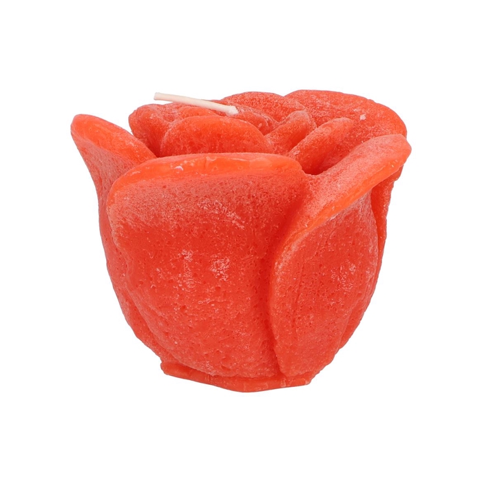 <h4>Candle Roos Orange 14x12cm</h4>