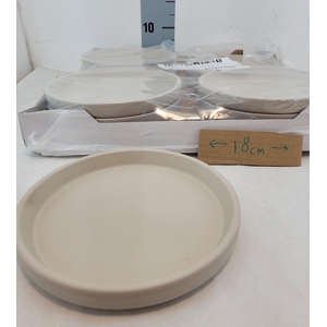 Keramiek Beton Schotel Grijs D18cm