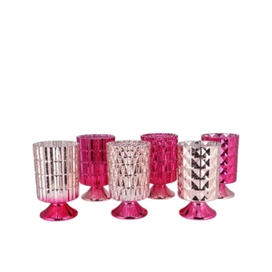 Jazz Jolly Fuchsia T-light On Foot Ass 10x17cm