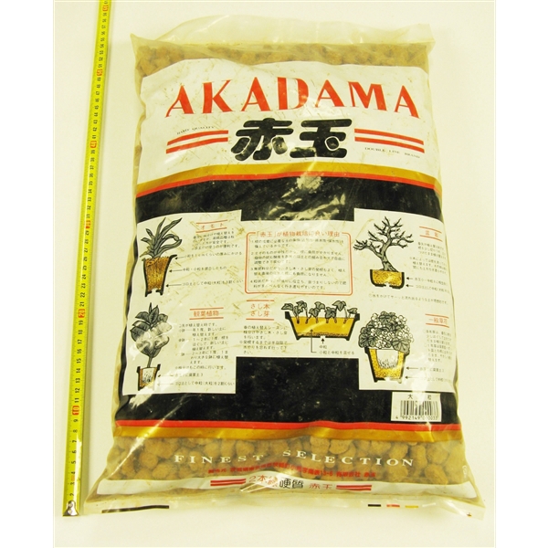 <h4>Akadama 14 liter, 10 mm grain size</h4>