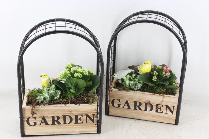 <h4>arr2 TD - Hout kist metaal boog</h4>