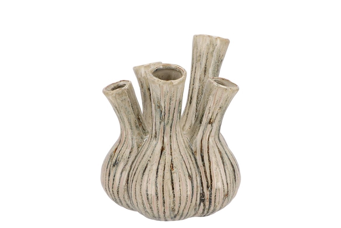 <h4>Aglio Green Active Glaze Vase 17x20cm</h4>