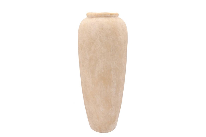 Florence Antique Gold Vase Long 25x25x49cm Nm