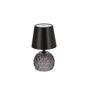 Luce Wild Black Glass Globe Led 11x11x20cm