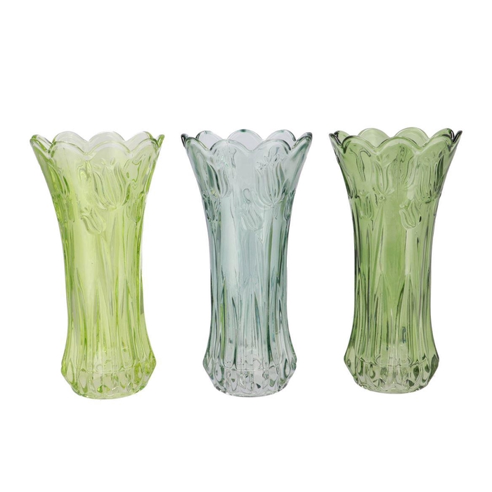 <h4>Delight Fresh Green Mix Vase Tulip Ass 15x30cm Nm</h4>