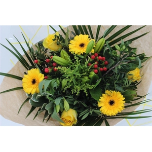 Boeket Roos Sp. Geel