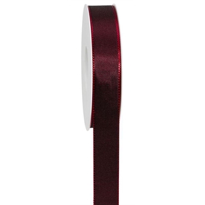 Taftband 15 mm bordeaux 50m.