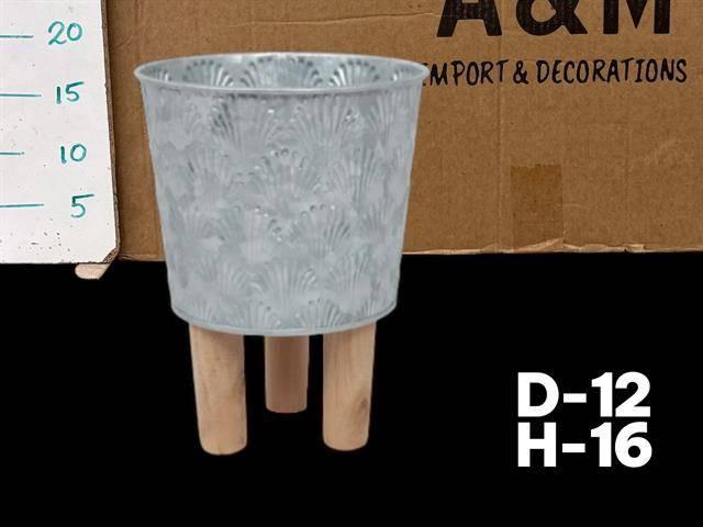 <h4>POT H% ZINK OP POOTJES 12X16</h4>