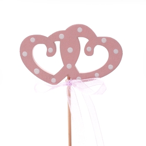 Valentine 50cm Double heart d7cm