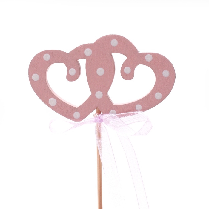 Mothersday 50cm Double heart d7cm