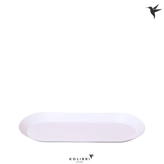 <h4>Kolibri Home plate oval white</h4>