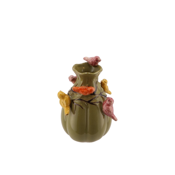 <h4>Bird Vase Olive 12x12x15cm</h4>