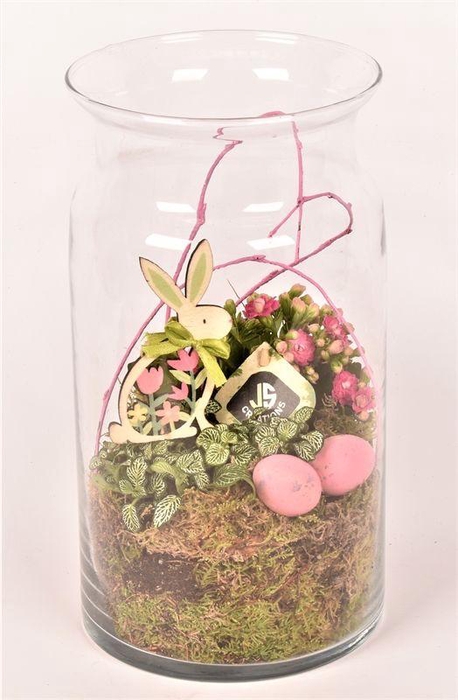 <h4>Glas cilinder met hals 16cm/h 30cm</h4>