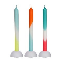 Candle Dip dye d2.2*24cm x3