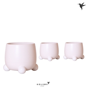 Kolibri Home Rolling pot white 9 cm