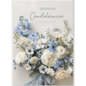 Sincère condoléances (grande carte) (1126906F)