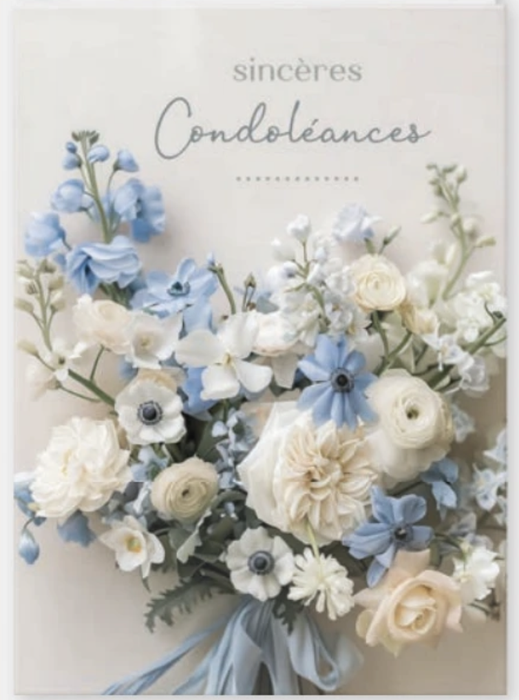 <h4>Sincère condoléances (grande carte) (1126906F)</h4>