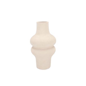 Lisboa White Vase Bulb High 18x18x34cm