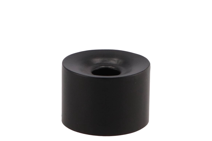 <h4>Dobra black metal c holder/t-light 6x6x5cm nm</h4>