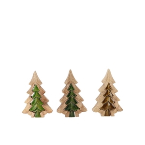 Pine Tree 3d Green 15x10x3cm Nm