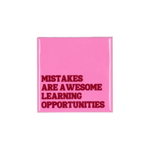 Tile Mistakes Pink 10x10x1cm Nm