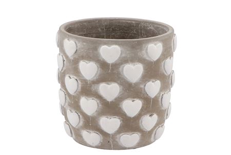 <h4>Love Amore Single White Pot Ass P/1 14x14x13cm Nm</h4>