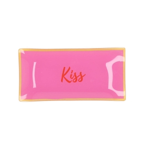 Plate Rectangle Kiss 20x10x2cm