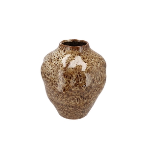 Dana Brown Cat Eye Vase Bubble 25x25x30cm