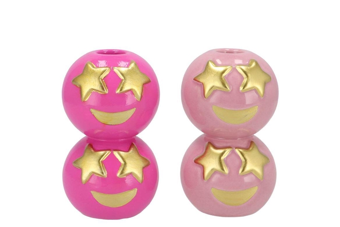 <h4>Smiley Jolly Fuchsia Candle H Bulb 7x12cm Nm</h4>