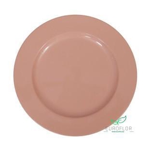 PLASTIC PLATE ORANGE D28