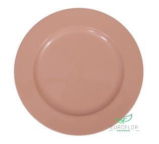 PLASTIC PLATE ORANGE D28