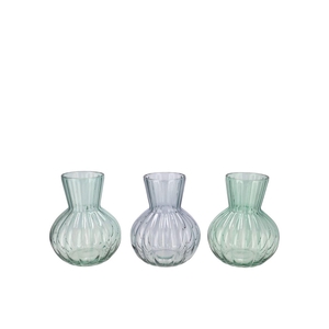 Feline Green Mix Vase Ass 14x17cm