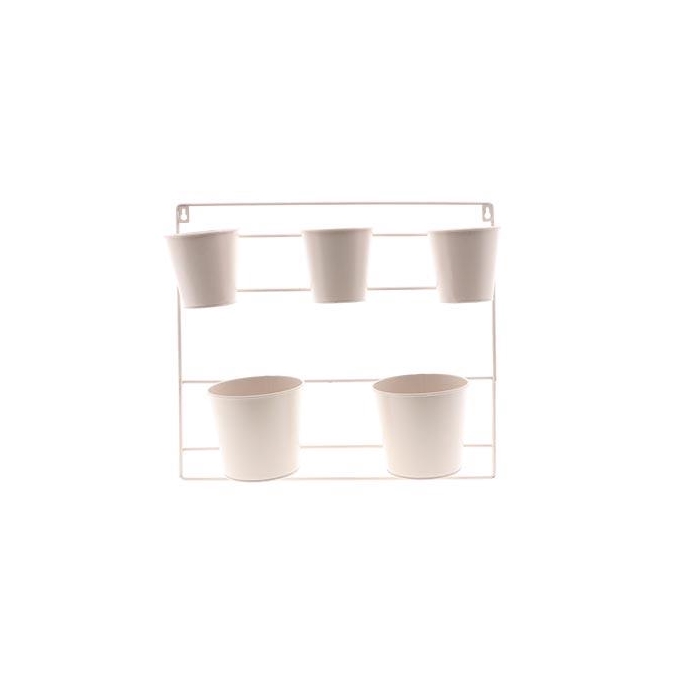 <h4>Wall Hanger Olora 5 Pots L51W16H48</h4>