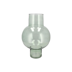 Mira Green Glass Bulb High Vase 25x25x41cm