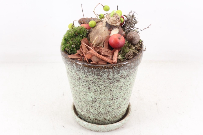 <h4>arr4 Amaryllis MB - Ker. luxe pot schotel x3 RD</h4>