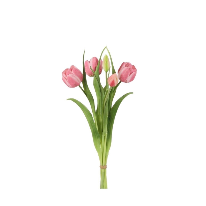 <h4>Artificial flowers Tulipa bouquet 43cm x7</h4>