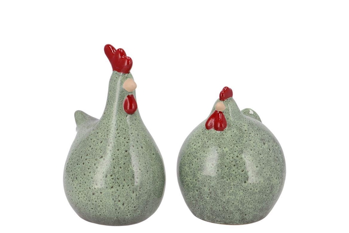 Jet Green Chicken Ass 10x10x12cm