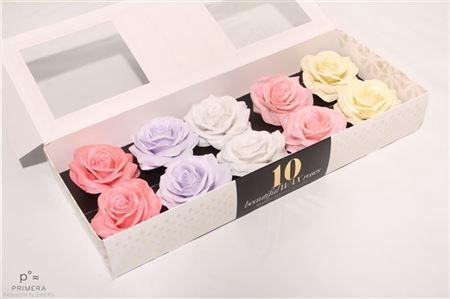 Roos Wax Zijde 065 Mix Pastel Lavendel