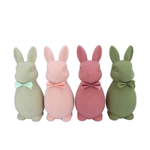 Easter Flock Summer Blush Bunny Xl Ass 26x30x63cm