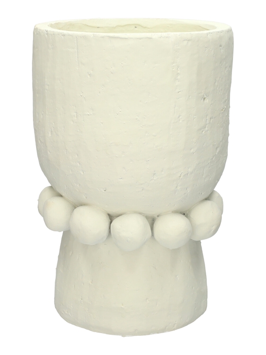 <h4>DF03-740422600 - Vase Sevora d18xh28.6 white</h4>