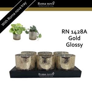 Dec Glas Rom 1428A Gold Glossy (Ø12cm)