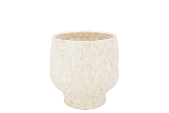 <h4>Maysa Offwhite Pot 12x12x10cm</h4>