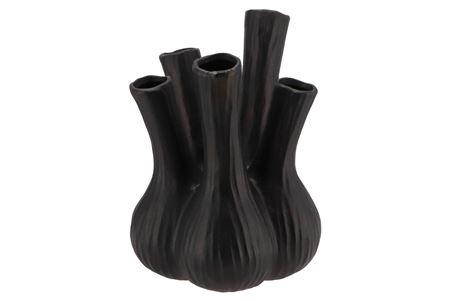 <h4>Aglio Matt Black Vase 26x35cm Nm</h4>
