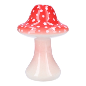 Vase Toadstool1 d3\\14.5xh21.2 red