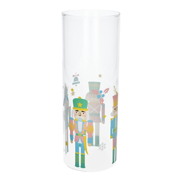 <h4>Cylinder Nutcrackers pastel d9xh25 clear+multi dec</h4>