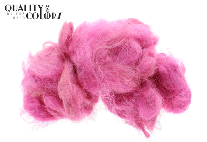 Fuzzy fibre 250 gram in poly Cerise