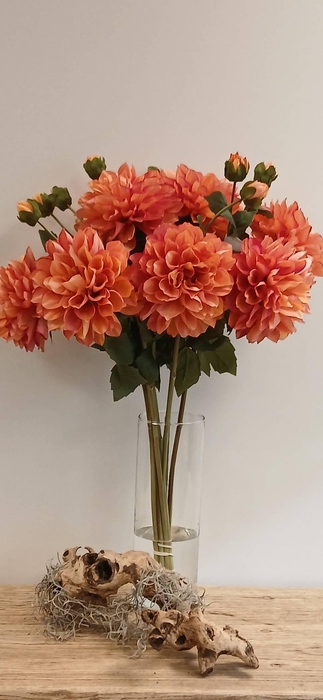 <h4>DAHLIA SPRAY CORAL FL440363COR L60</h4>